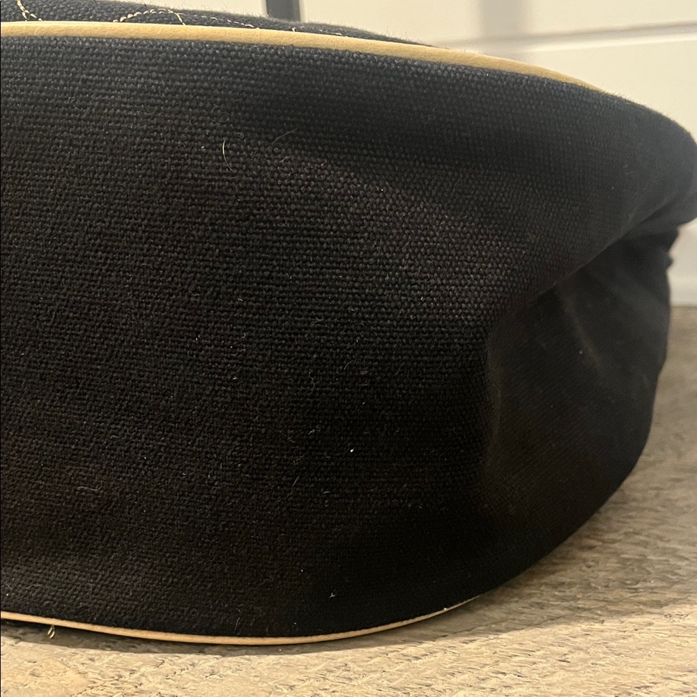 Chelsey Henry Quilted Cotton & Leather Crescent Shoulder Bag - Picture 11 of 14